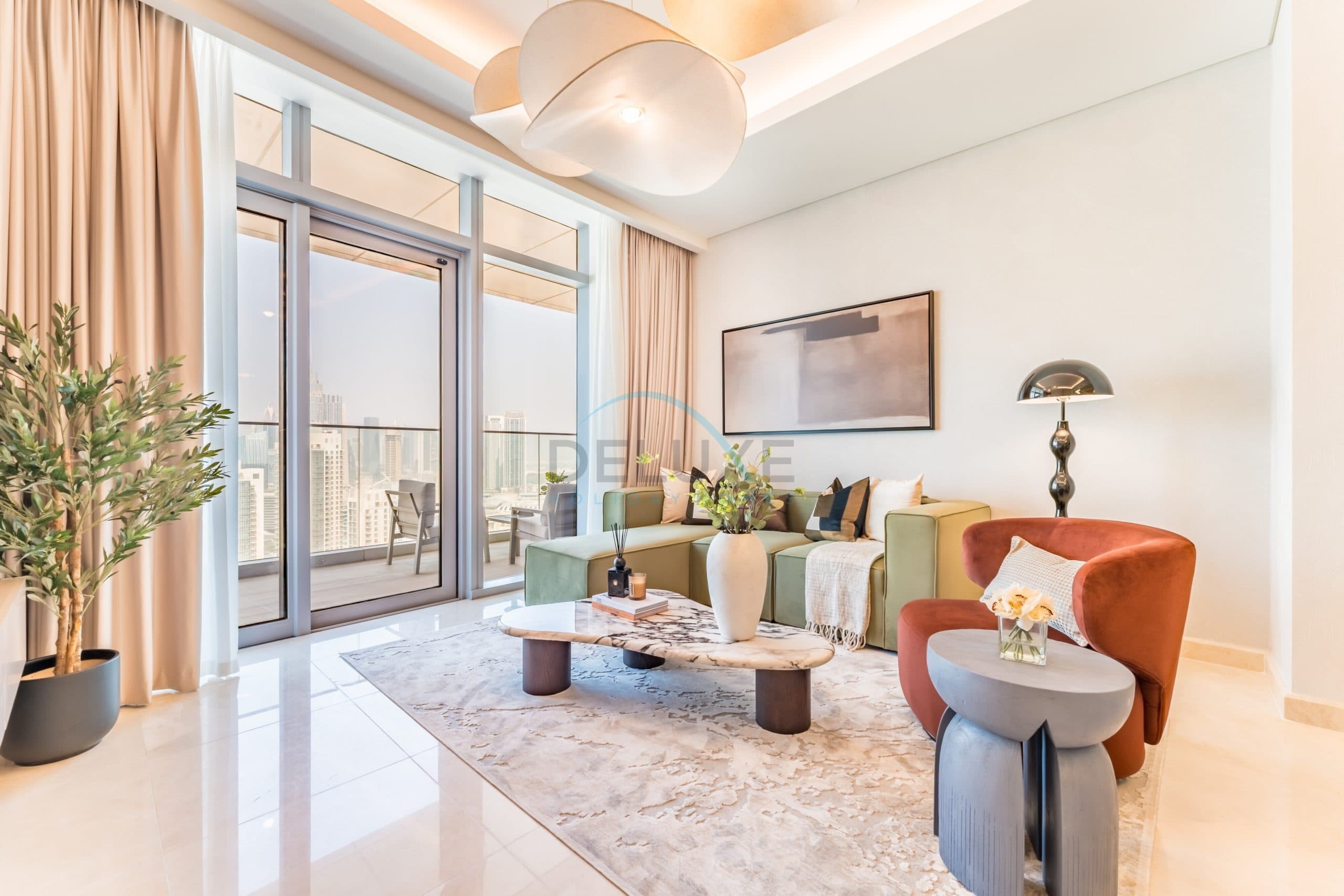 3br burj view with assistant room, imperial avenue