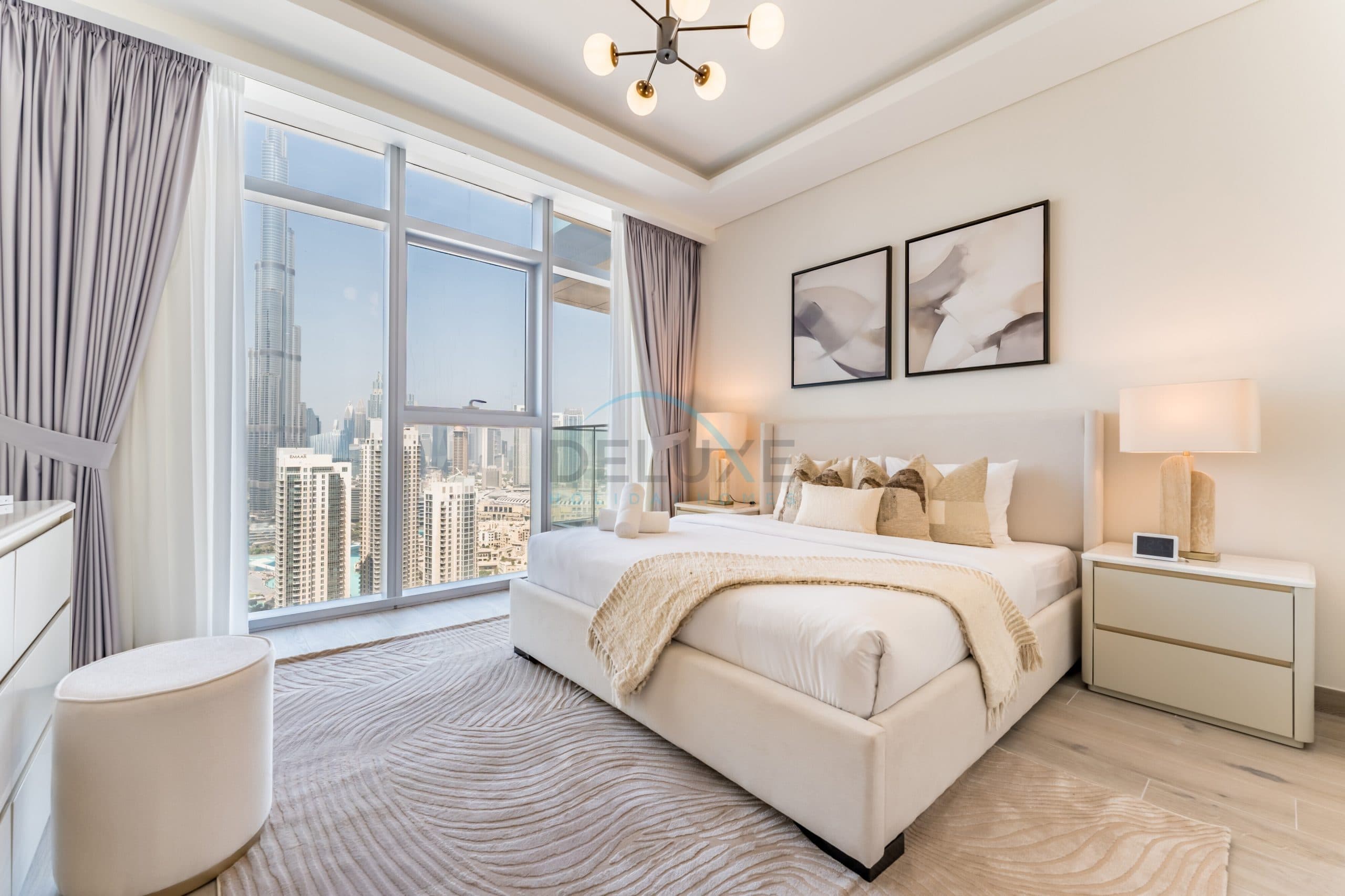 3br burj view with assistant room, imperial avenue